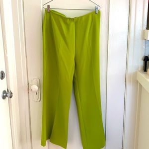 Flared Lime Green Pants